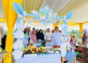 STIT Makrifatul Ilmi Bengkulu Selatan Turut Meriahkan Lomba Tumpengan Maulid Nabi 1447 H